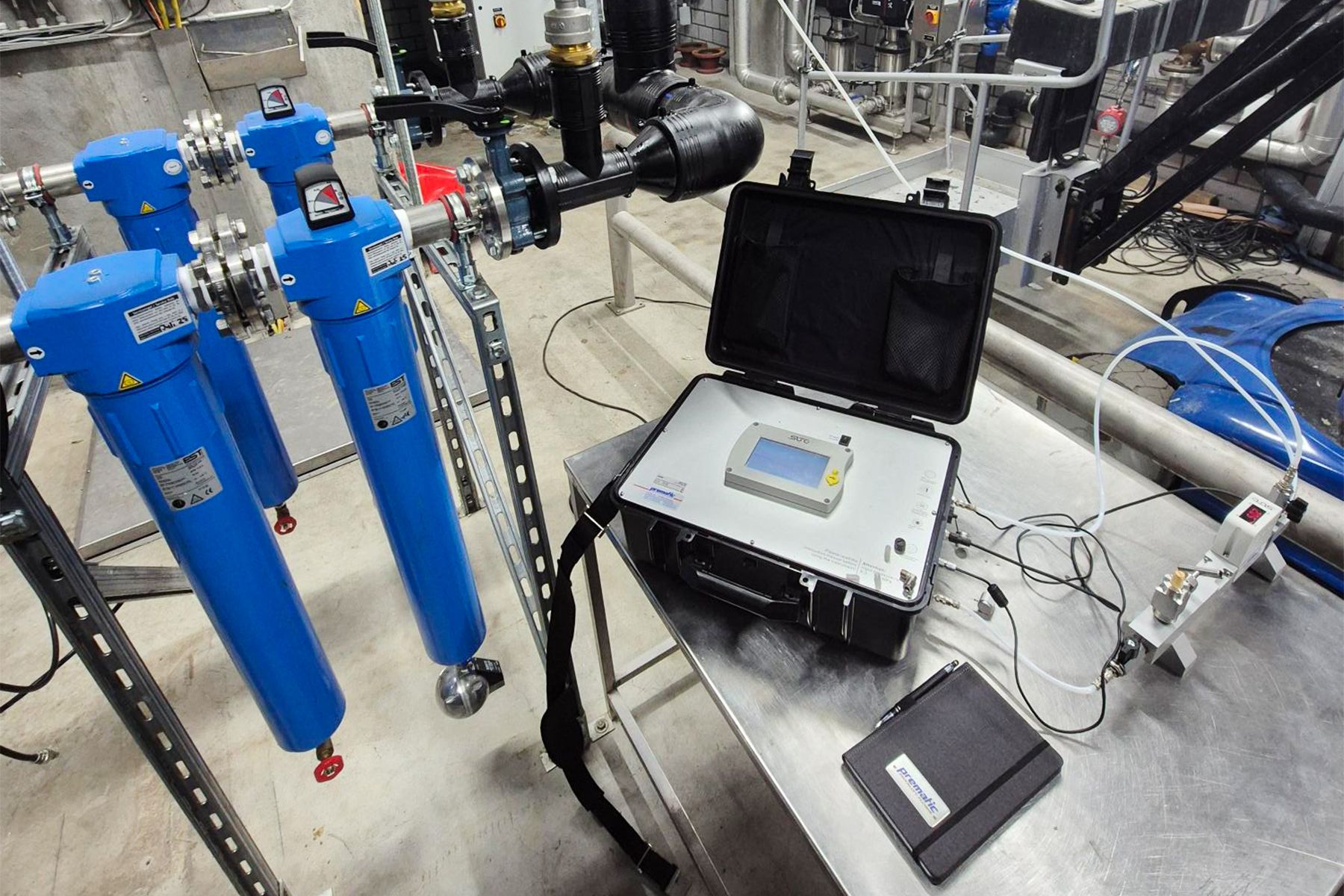 Druckluftanalyse nach ISO 8573-1