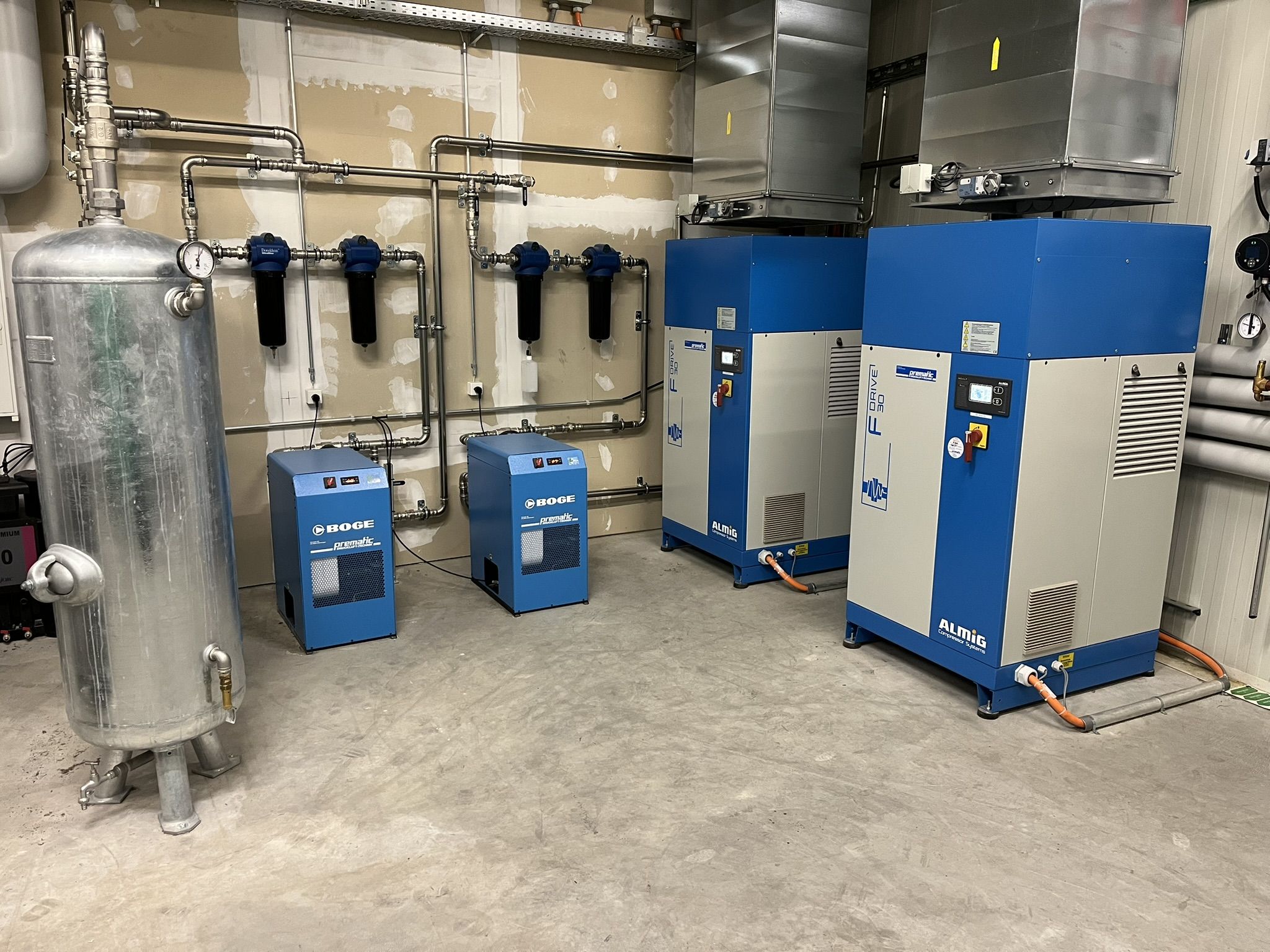 Alimentation stable en air comprimé, même en cas de pics de charge