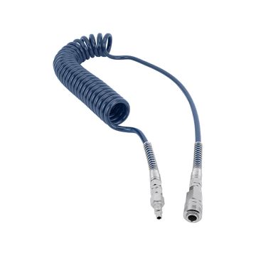 PU-Spiralschlauch, blau - 6,5/10mm