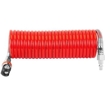 PA-Spiralschlauch, rot - 6/8mm