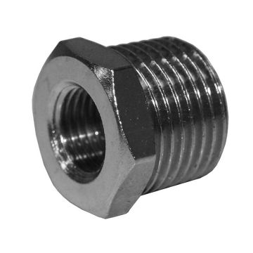 Reduzierstück 1/2"-1/4", vernickelt