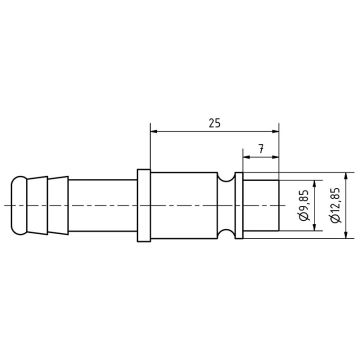 Stecknippel ATLAS/RECTUS Baureihe 33