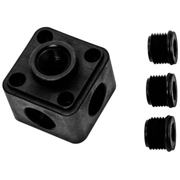 Verteilstück Kunststoff, 5x G 1/2"