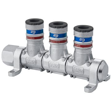 Luftabgang mit 3 Kupplungen eSafe