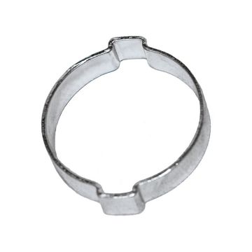 2-Ohr Klemme 3,4-5mm, rostfrei 1.4301