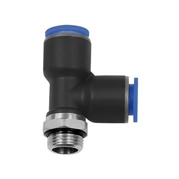 T-Steckverschraubung L-Form Blaue Serie