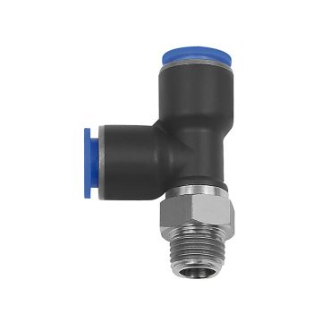 T-Steckverschraubung L-Form Blaue Serie