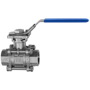 Edelstahl-Kugelhahn IG 1"